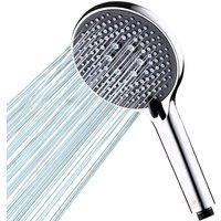 FLAVORA Large Chrome Shower Head 3 Spray Modes in Silver | Size: 180 cm width x 180 cm drop