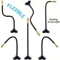 FLAVORA Automatic Drip Irrigation Kit 30M Hose 117PCS in Black | Size: 10000mm x 520mm