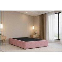 Nexus Mattresses Ltd Velar Plush Divan Bed Base With 4 Drawers in Pink | Size: King
