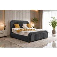 SOFT SNOOZE BEDS Premium Upholstery Adjustable Mobility Bed With Mattresses Headboard in Dark Grey | Size: Small Double