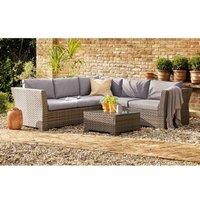 Mint Outdoor Chesterton 5 Seater Corner Lounge Set in Grey