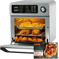 HYSapientia 15L Air Fryer Oven with Digital Knob 10 in 1, 1700W in Silver