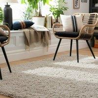 Kukoon Beige Shaggy Rug Fluffy Bedroom Runner Soft Plush Pile Carpet | Size: 280 cm x 380 cm
