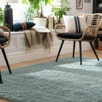 Kukoon Light Blue Shaggy Rug Fluffy Bedroom Runner Soft Plush Pile Carpet | Size: 160 cm x 230 cm