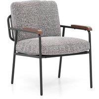 Kelvenix Accent Chair Living Room Chair in Grey | Size: 0.6m2