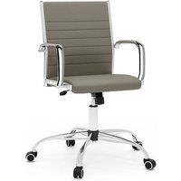 Kelvenix Office Chair Height Adjustable Conference Room Chair in Grey | Size: 0.6m2