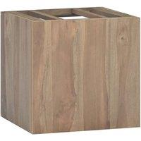 Berkfield Home Wall-mounted Bathroom Cabinet 46x25.5x40 cm Solid Wood Teak in Brown