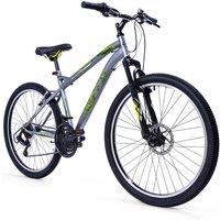 Huffy Extent 26-inch 18-Speed Matte Gunmetal Hardtail Mountain Bike in Grey