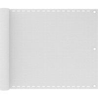 Berkfield Home Balcony Screen HDPE 75x400 cm White