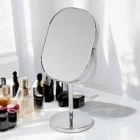 Showerdrape Nikon 3x Magnifying Chrome Oval Vanity Mirror in Silver