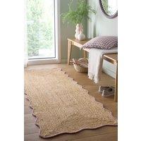 Origin Jute Scalloped in Natural | Size: 160 cm x 230 cm