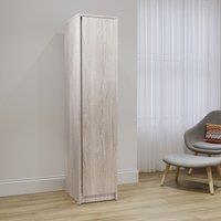 Seconique Malvern 1 Door Wardrobe in Light Stone