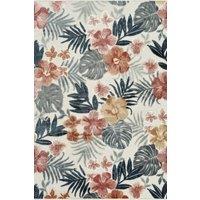 Desire Rugs Gardenia Indoor Outdoor Area Rug Floral Design - Azalea in Cream | Size: 200 cm x 290 cm