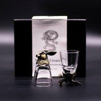 Serenityy Gift Set of 6 Shot Glasses 50ml - Mystical Creatures Antique Bronze