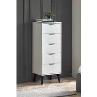 Julian Bowen Alba 5 Drawer Chest in Grey