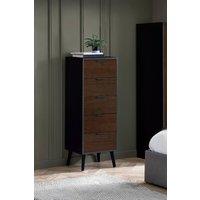 Julian Bowen Alba 5 Drawer Chest in Dark Brown