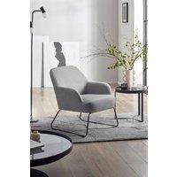 Julian Bowen Davos Upholstered Accent Chair in Grey