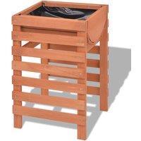 Berkfield Home Planter 38x36x60 cm Wood in Tan | Size: 38 x 36 x 60 cm