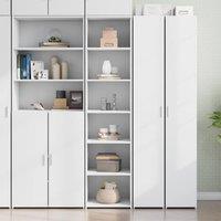 Berkfield Home Highboard White 45x41x185 cm Engineered Wood | Size: 45 x 41 x 185 cm