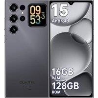 OUKITEL C62 Mobile Phones 2025 - Android 15, 6.88" Smart phone, 16GB+128GB/1TB in Black
