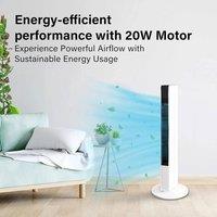 EONLION TOWER FAN Large size 34 AIR COOLING in White