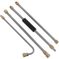 FLAVORA Pressure Washer Extension Wand Gutter in Silver | Size: 0.6m2