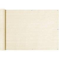 Berkfield Home Balcony Screen Cream 75x300 cm HDPE in Beige