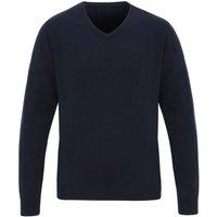 Premier Men's Essential Acrylic V-Neck Sweater in Navy | Size: 5XL