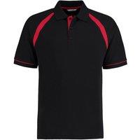 Kustom Kit Men's Oak Hill Polo Shirt in Jet Black | Size: Large