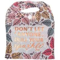History & Heraldry Women's Personalised Shopper Bag - 80+ Titles - Don't let anyone dull your in Grey