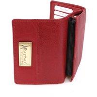 Catwalk Collection Handbags Women's Victoria Medium Leather Purse With RFID Protection in Red