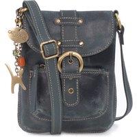 Catwalk Collection Handbags Women's Jolene Small Leather Cross Body Bag in Green