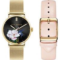 Ted Baker Women's TWG024500 Phylipa 37mm Quartz Watch in Gold