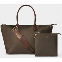 OSPREY LONDON Women's The Voyage Nylon Weekender Bag in Chocolate