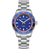Heritor Automatic Men's Bexley Diver's Automatic Watch in Dark Blue