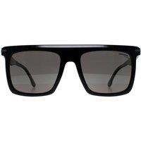 Carrera Men's Rectangle Black Dark Ruthenium Grey Polarized 359/S