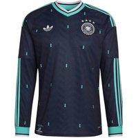 Germany Men's Mens 2026 2027 Long Sleeves Away Shirt in Navy | Size: Large