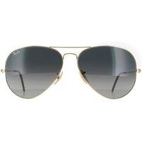 Ray-Ban Men's Aviator Gold Grey Gradient Aviator RB3025 Sunglasses