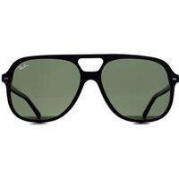 Ray-Ban Men's Square Black G-15 Green Polarized RB2198 Bill