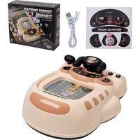 Living and Home Simulation Driving Steering Wheel Toy with Sounds Effects in Beige