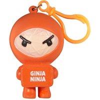 History & Heraldry Collectable Voodoo Stress Doll keyring - Ginja Ninja - 72 Titles in Orange