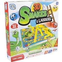 Grafix 3D Snakes & Ladders Board Game