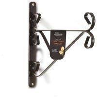 Tom Chambers Traditional Heavy Duty Garden Basket Bracket - 35cm in Black