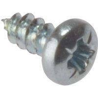 Forgefix Self-Tapping Screw Pozi Pan Head Zp 5/8In X 6 Box 200 in Silver