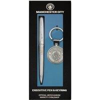 Manchester City FC Executive Gift Boxed Pen in Silver