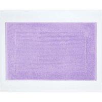 Homescapes Imperial Plain Cotton Bath Mat in Lilac