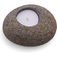 Serenityy Natural Riverstone Candle Holder - Single Tea Light