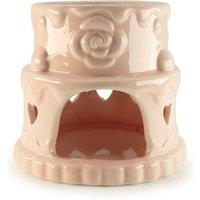 Serenityy Ceramic Cake Oil Burner - Hearts Pink