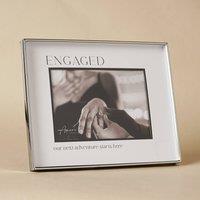 Amore by Juliana Wedding Gift Silver & Black Photo Frame Engaged 7 x 5