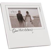Amore by Juliana Wedding Gift Photo Frame Our Wedding - 6 x 4 in White